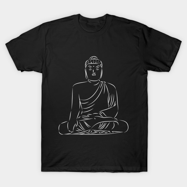 Buddha Japanese Traditional T-Shirt by captainmood